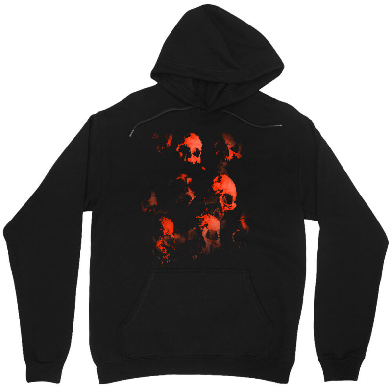 Skulls T  Shirt Wall Of Evil Hellish Skulls T  Shirt Unisex Hoodie | Artistshot