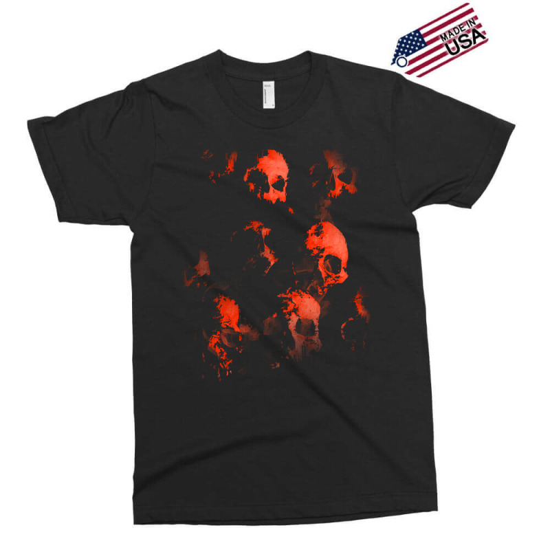 Skulls T  Shirt Wall Of Evil Hellish Skulls T  Shirt Exclusive T-shirt | Artistshot