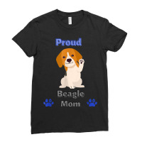 Proud Beagle Dog Show Puppy Mom Doggy Beagles Breed Agility Ladies Fitted T-shirt | Artistshot