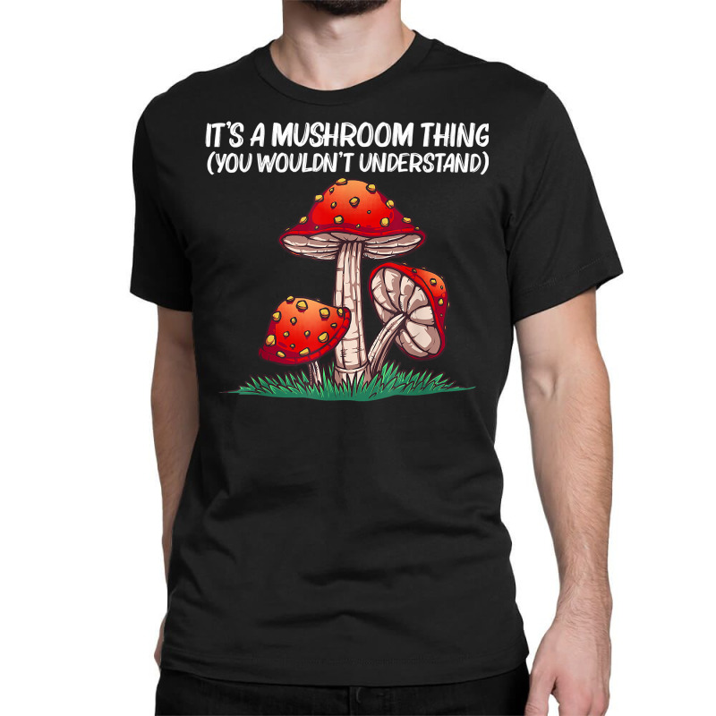 Cool Mushroom For Men Women Morel Mushroom Mycology Hunting T Shirt Classic T-shirt by cm-arts | Artistshot