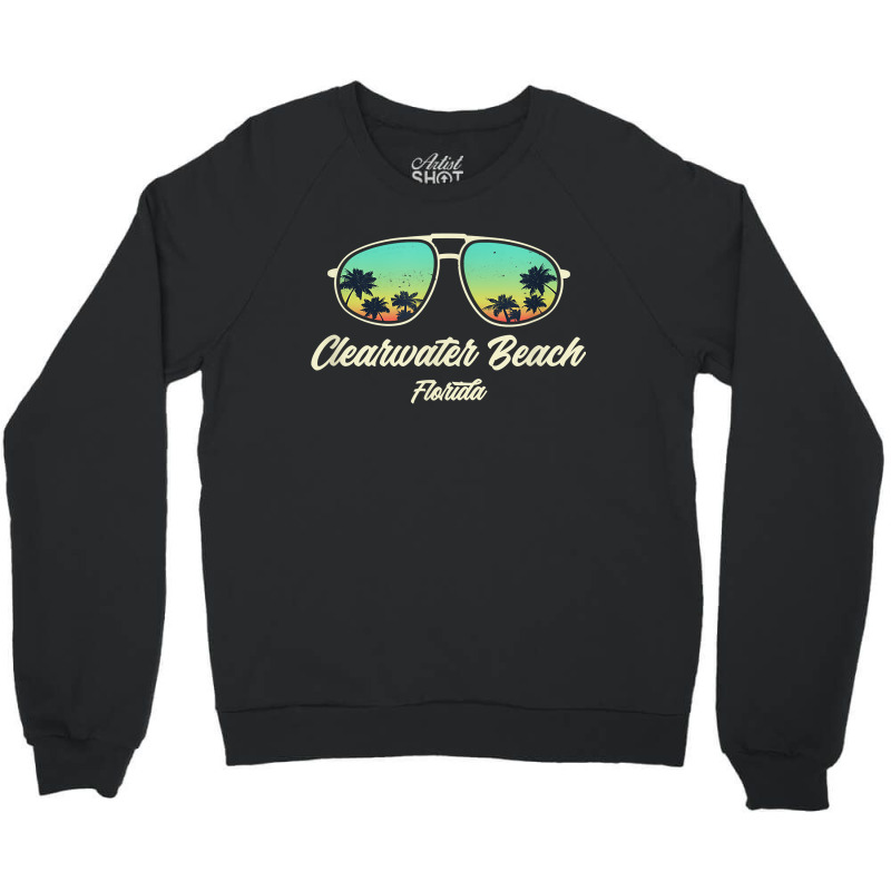 Clearwater Beach Souvenir, Florida Reminder Crewneck Sweatshirt by FrancesTiffany | Artistshot