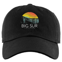 Big Sur California Beach Central Coast Retro Forest Camping Kids Cap | Artistshot