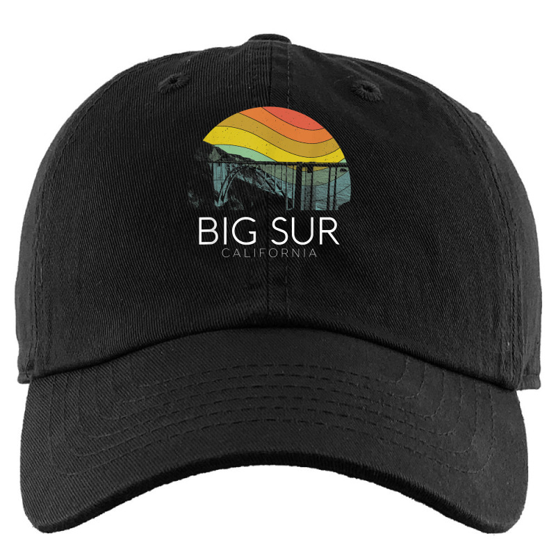 Big Sur California Beach Central Coast Retro Forest Camping Kids Cap by SandyMarjorie | Artistshot