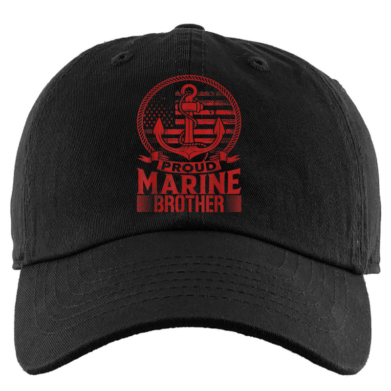 Proud Marine Brother Kids Cap by Market | Artistshot