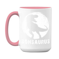 Sonsaurus T  Shirt Sonsaurus T Rex Dinosaur T  Shirt 15 Oz Coffee Mug | Artistshot