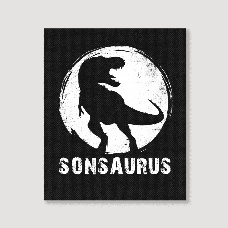 Sonsaurus T  Shirt Sonsaurus T Rex Dinosaur T  Shirt Portrait Canvas Print | Artistshot