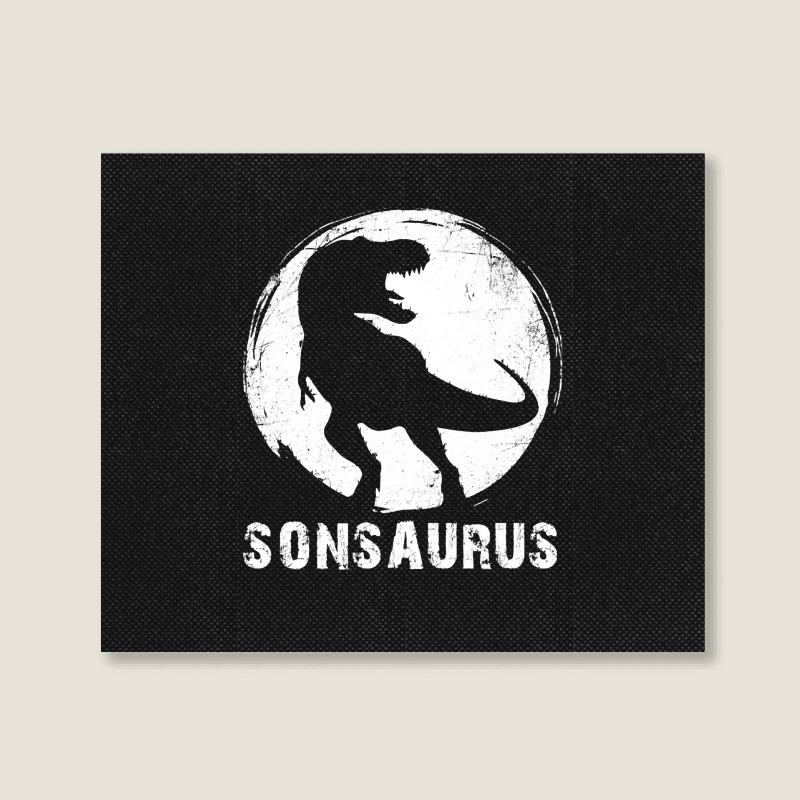 Sonsaurus T  Shirt Sonsaurus T Rex Dinosaur T  Shirt Landscape Canvas Print | Artistshot