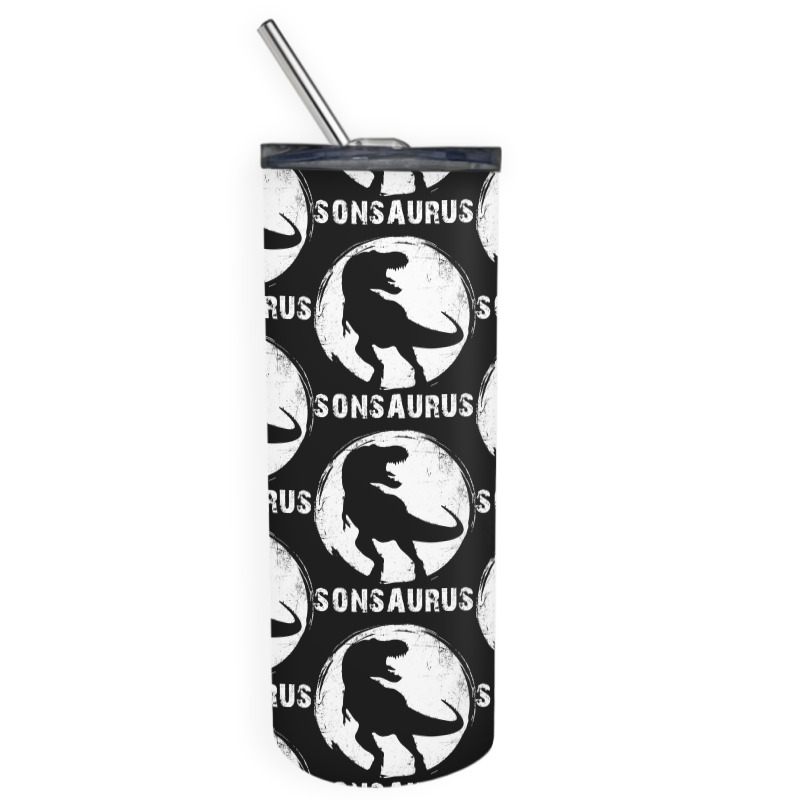 Sonsaurus T  Shirt Sonsaurus T Rex Dinosaur T  Shirt Skinny Tumbler | Artistshot