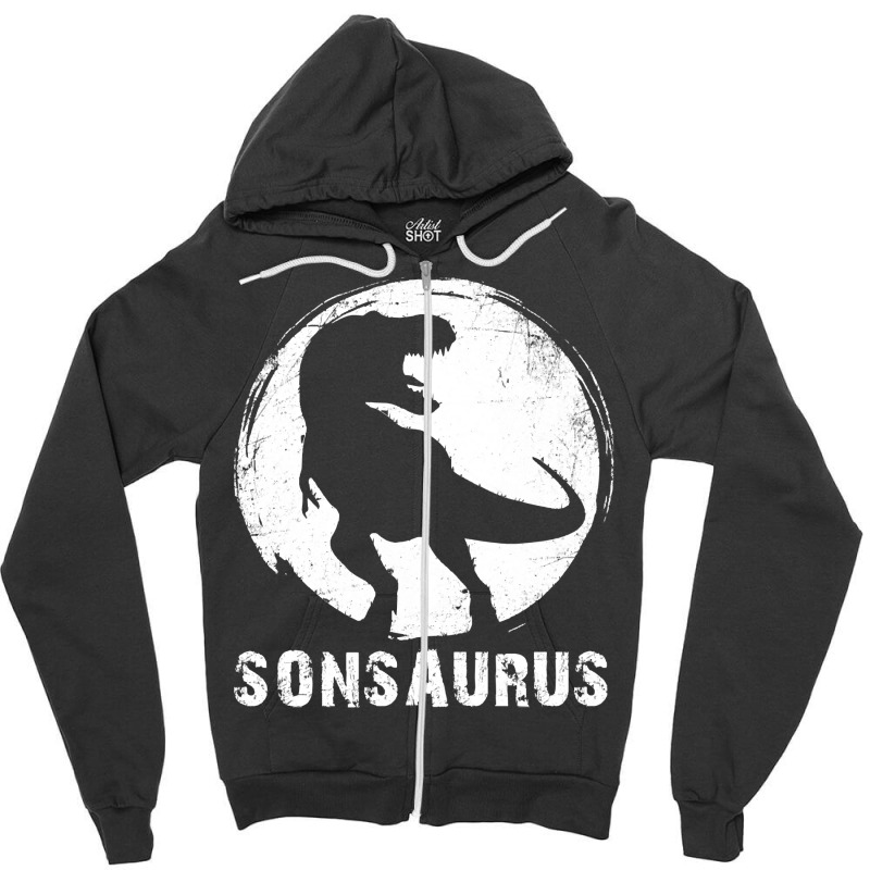 Sonsaurus T  Shirt Sonsaurus T Rex Dinosaur T  Shirt Zipper Hoodie | Artistshot