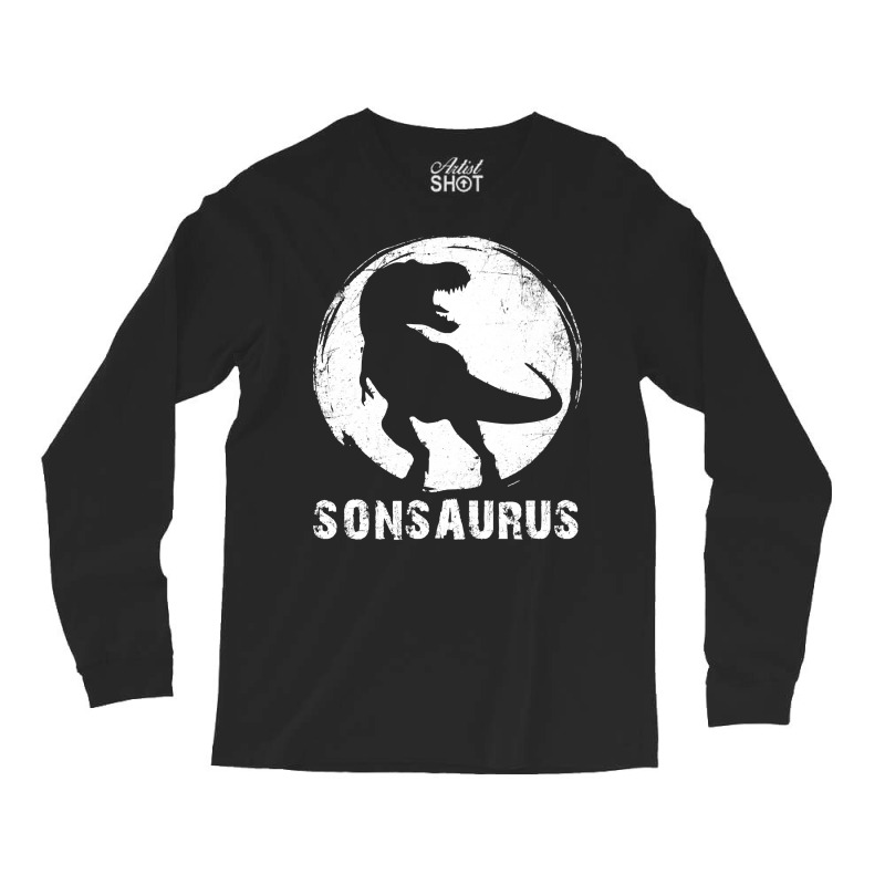 Sonsaurus T  Shirt Sonsaurus T Rex Dinosaur T  Shirt Long Sleeve Shirts | Artistshot