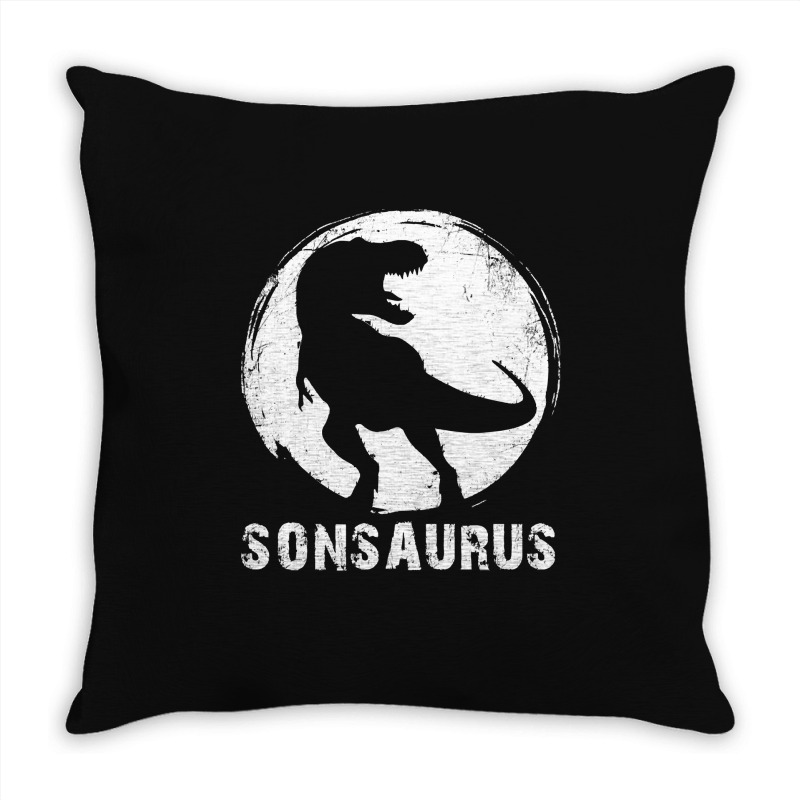 Sonsaurus T  Shirt Sonsaurus T Rex Dinosaur T  Shirt Throw Pillow | Artistshot