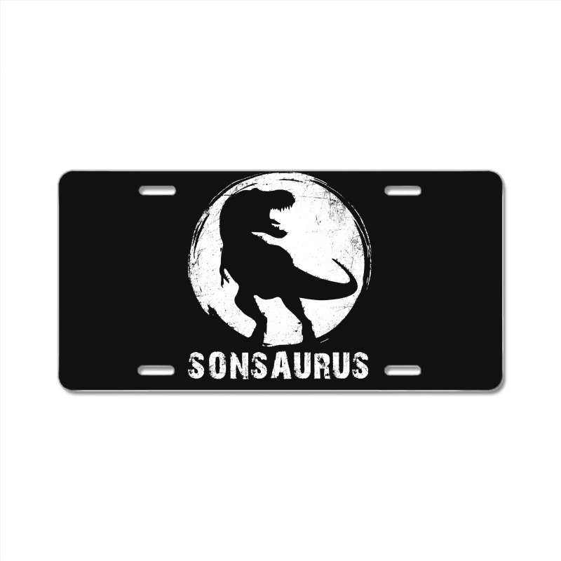 Sonsaurus T  Shirt Sonsaurus T Rex Dinosaur T  Shirt License Plate | Artistshot