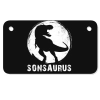 Sonsaurus T  Shirt Sonsaurus T Rex Dinosaur T  Shirt Motorcycle License Plate | Artistshot