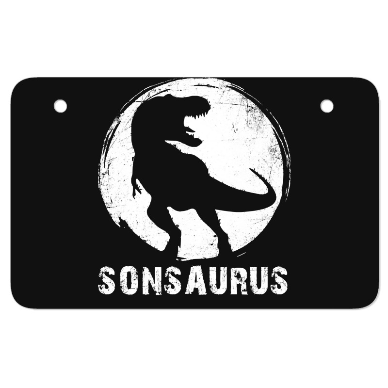 Sonsaurus T  Shirt Sonsaurus T Rex Dinosaur T  Shirt Atv License Plate | Artistshot