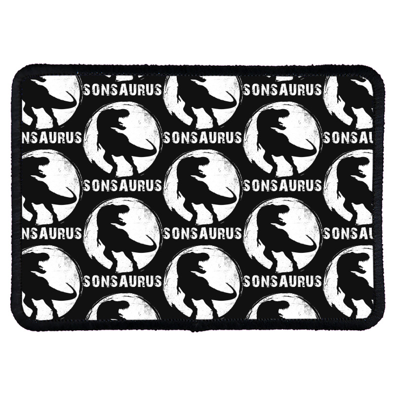 Sonsaurus T  Shirt Sonsaurus T Rex Dinosaur T  Shirt Rectangle Patch | Artistshot