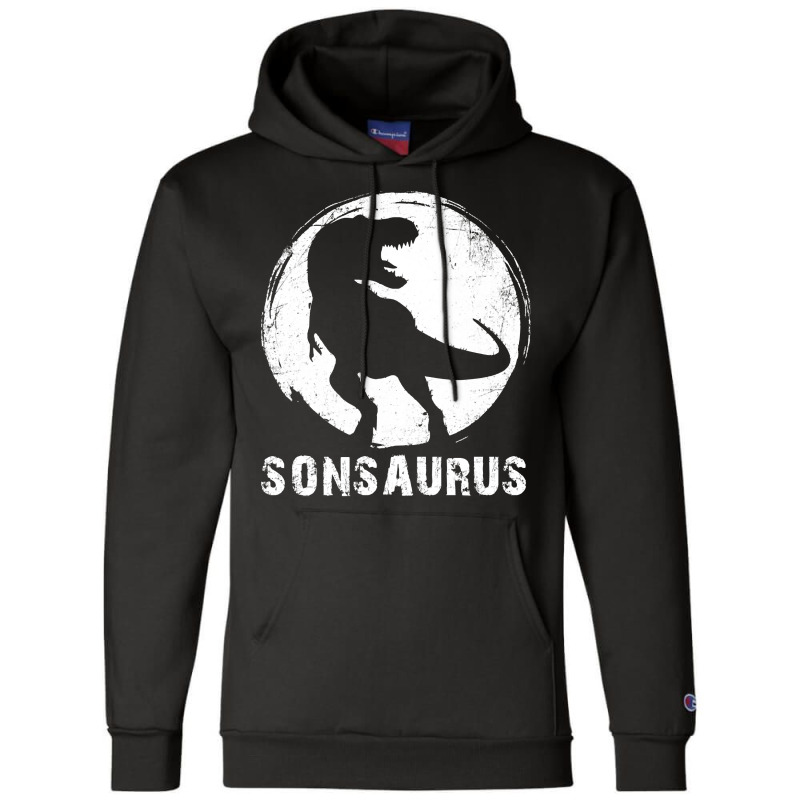 Sonsaurus T  Shirt Sonsaurus T Rex Dinosaur T  Shirt Champion Hoodie | Artistshot