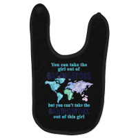 Relocation From Basingstoke   Proud Girl From Basingstoke Baby Bibs | Artistshot