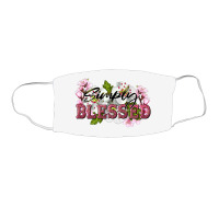 Simply Blessed With Flowers Face Mask Rectangle | Artistshot