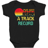 Ive Got A Track Record Running Sport Triathlon Marathon Baby Bodysuit | Artistshot