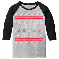 Ugly Christmas Sweater Style Youth 3/4 Sleeve | Artistshot