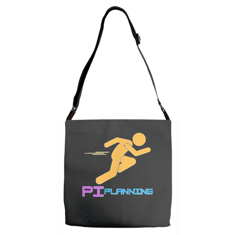 Product Owner Sprinting My Pi Planning T Shirt Adjustable Strap Totes | Artistshot