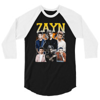 Zayn Malik, Zayn Malik Vintage, Zayn Malik Art, Zayn Malik Painting, T 3/4 Sleeve Shirt | Artistshot