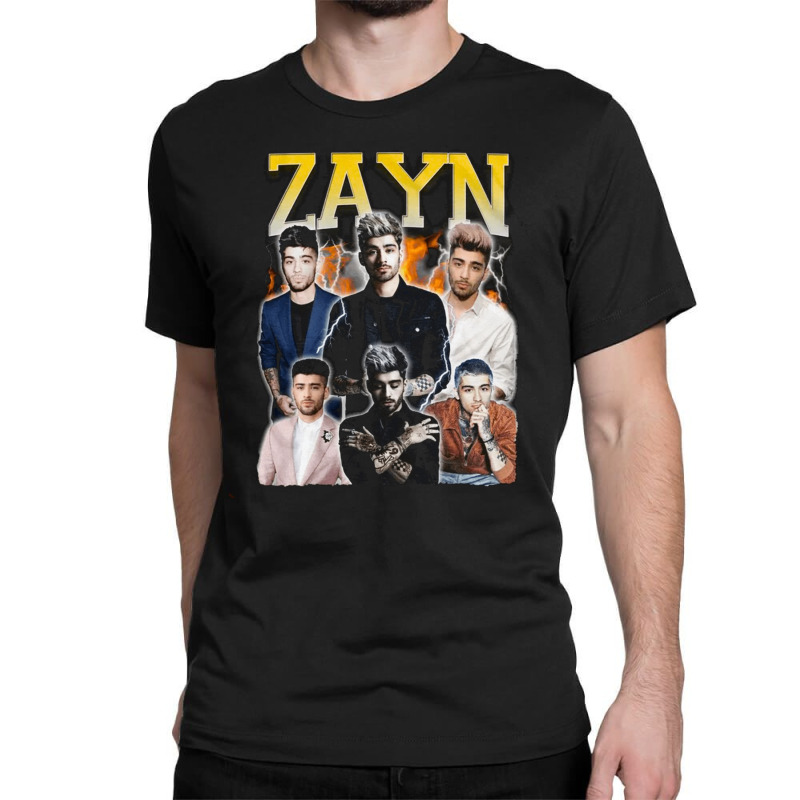 Zayn Malik, Zayn Malik Vintage, Zayn Malik Art, Zayn Malik Painting, T Classic T-shirt by SHOPSJAS | Artistshot