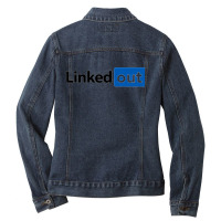 Linked Out Active Ladies Denim Jacket | Artistshot