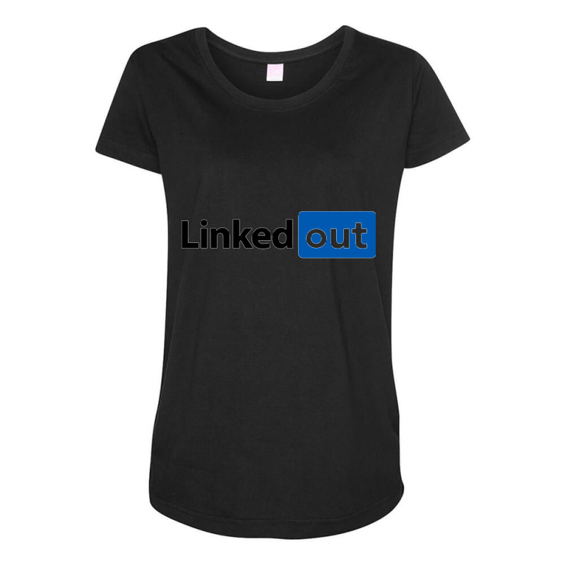 Linked Out Active Maternity Scoop Neck T-shirt by cm-arts | Artistshot