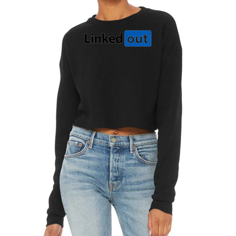 Linked Out Active Cropped Sweater by cm-arts | Artistshot