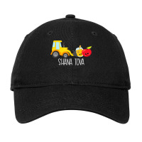 Shana Tova Trucks Loader Apple & Honey Funny Rosh Hashanah Adjustable Cap | Artistshot