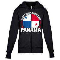 Happy Independence Day Panama 2022 Pride Panamanian Youth Zipper Hoodie | Artistshot