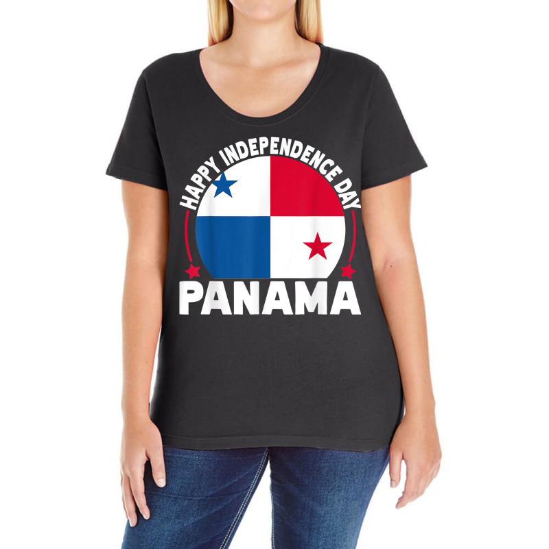 Happy Independence Day Panama 2022 Pride Panamanian Ladies Curvy T-Shirt by TopShirts | Artistshot