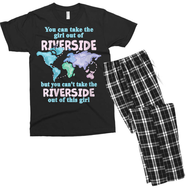 Womens Women From Riverside   Girl From Riverside California V Neck T Men's T-shirt Pajama Set by cm-arts | Artistshot