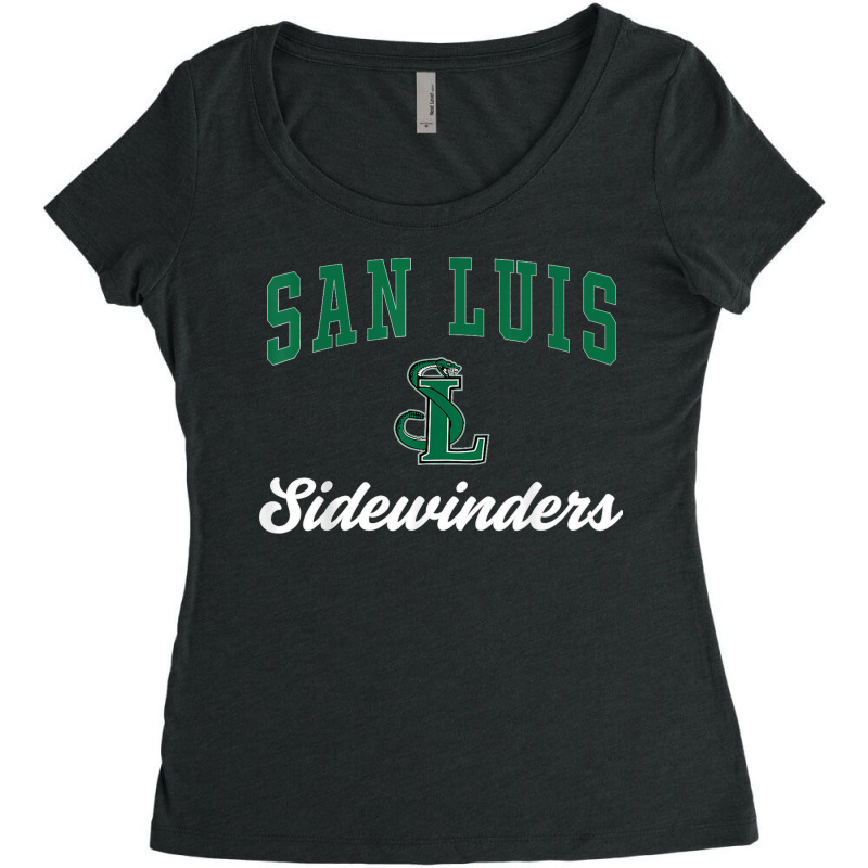 San Luis High School Sidewinders C3 Women's Triblend Scoop T-shirt by cm-arts | Artistshot