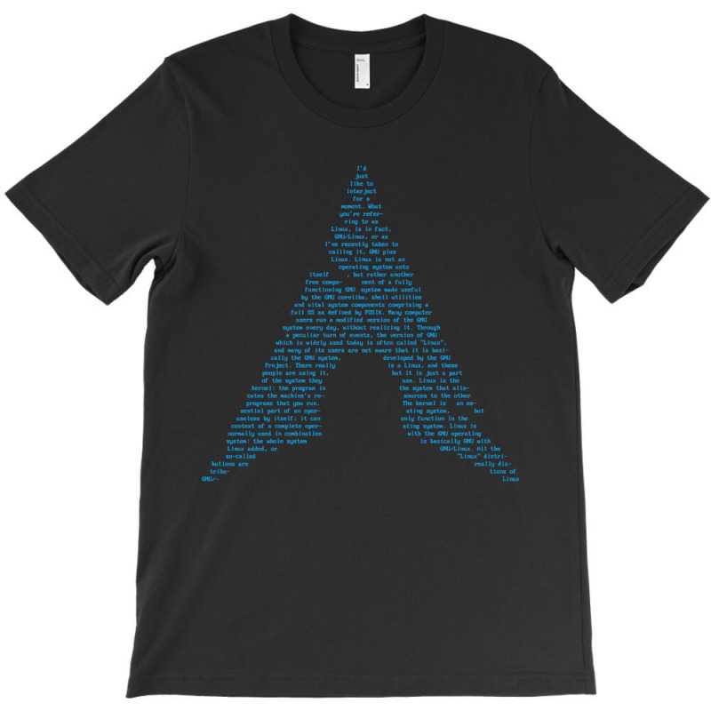 Arch Gnulinux Richard Stallman Interject T-Shirt by cm-arts | Artistshot