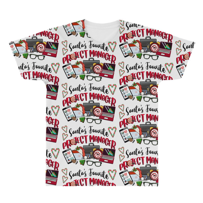 Santa's Favorite Project Manager All Over Men's T-shirt | Artistshot