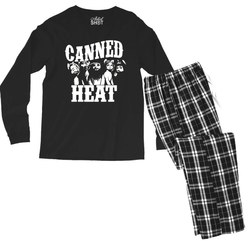 Canned Heat, The Canned Heat, Canned Heat Art, Canned Heat Vintage, Ca Men's Long Sleeve Pajama Set | Artistshot