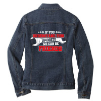 If You Understand This 18436572 We Can Be Friends Ladies Denim Jacket | Artistshot