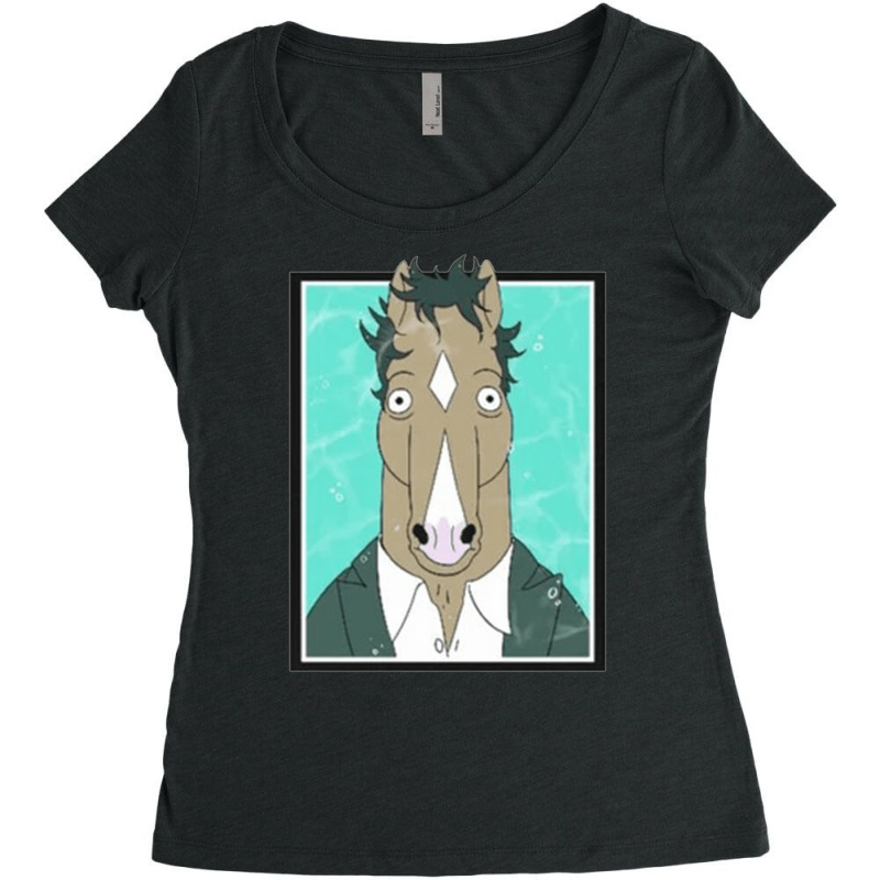 Bojack Horseman, Bojack, Horseman, The Bojack Horseman, Bojack Horsema Women's Triblend Scoop T-shirt by SHOPWDAA | Artistshot