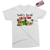 Santa's Favorite Librarian Exclusive T-shirt | Artistshot