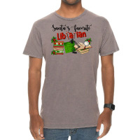 Santa's Favorite Librarian Vintage T-shirt | Artistshot