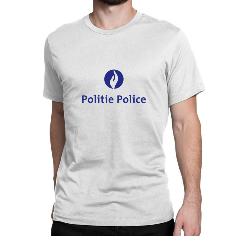 Awesome Police Belge Design Classic T-shirt | Artistshot