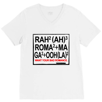 Want Your Bad Romance V-neck Tee Designed By Simmons Shop