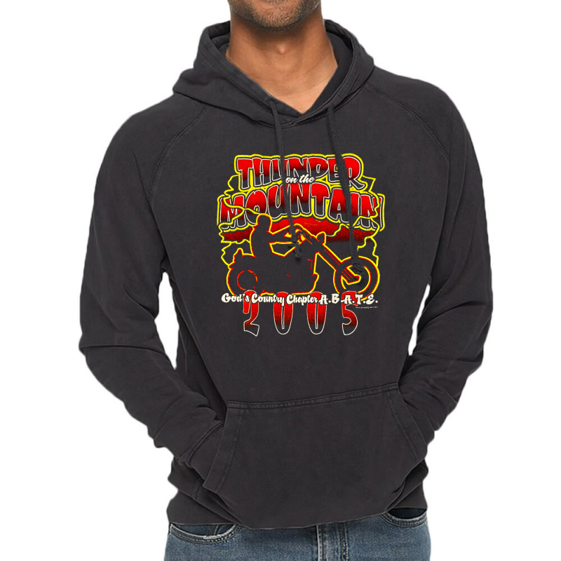 Thunder Mountain, Thunder On The Mountain, Thunder Mountain Art, The T Vintage Hoodie | Artistshot