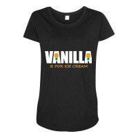 Vanilla Is For Ice Cream Upside Down Pineapple Swinger Theme Pullover  Maternity Scoop Neck T-shirt | Artistshot