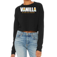 Vanilla Is For Ice Cream Upside Down Pineapple Swinger Theme Pullover  Cropped Sweater | Artistshot