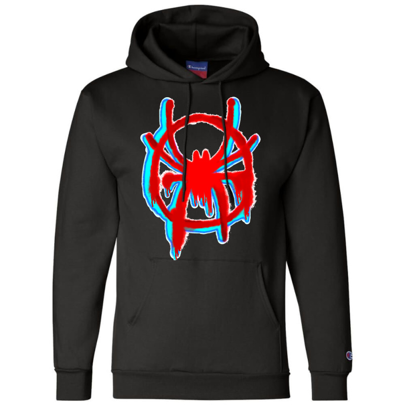 M Morales Neon Classic Champion Hoodie by cm-arts | Artistshot