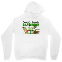 Santa's Favorite Bartender Unisex Hoodie | Artistshot