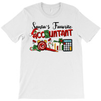 Santa's Favorite Accountant T-shirt | Artistshot